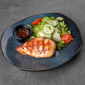 Куриная грудка гриль с микс салатом